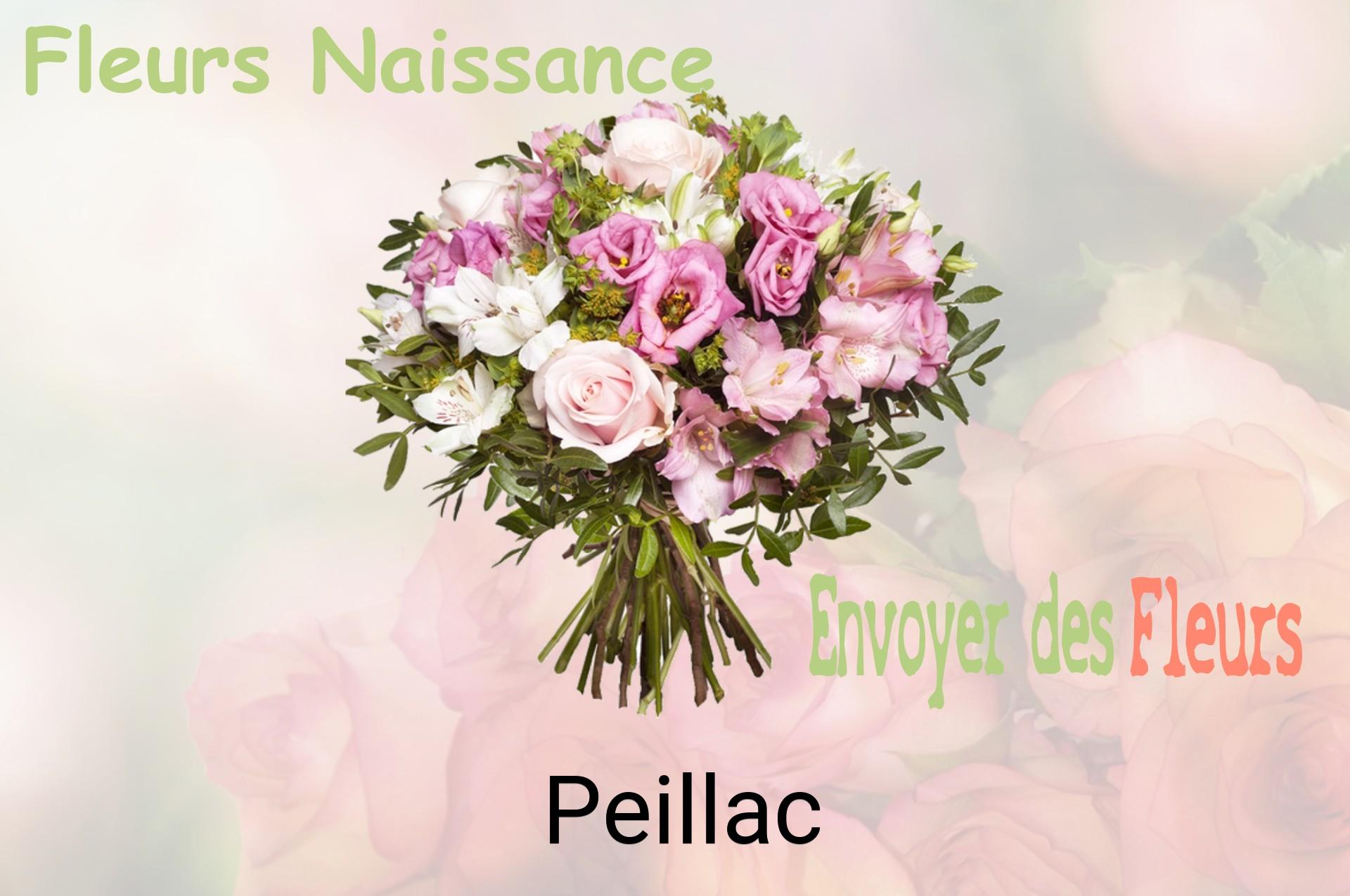 Bouquet de fleurs de naissance livré à Peillac